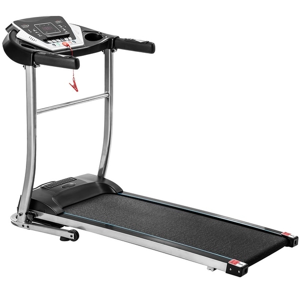 Merax Electric Folding Treadmill with 12 Preset Programs Bed