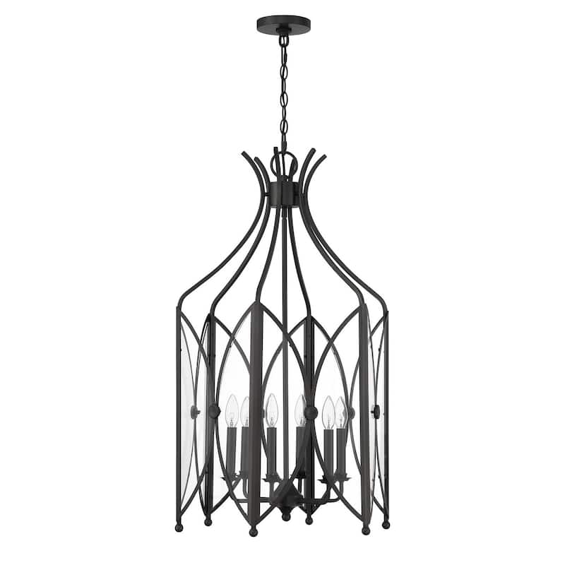 Enclave 6-Light Pendant - Black Tourmaline