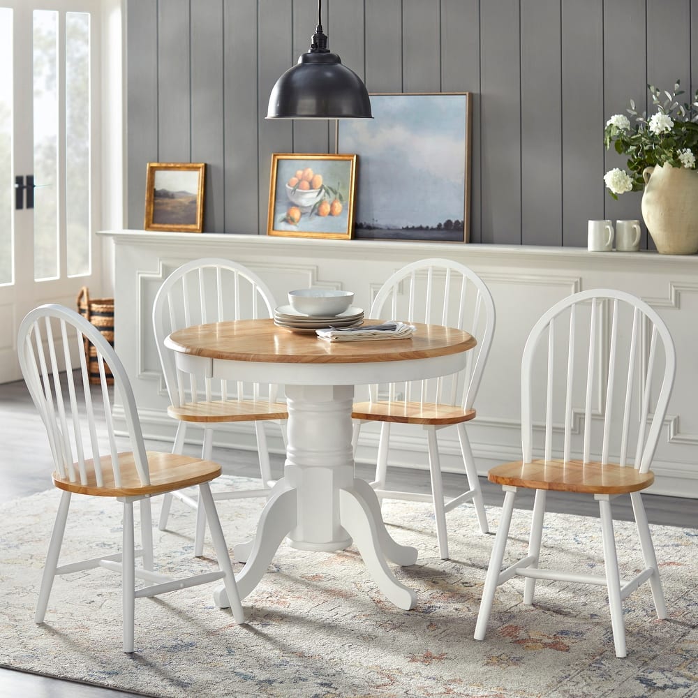 Simple Living Lancaster 5-Piece Solid Wood Dining Set