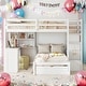 preview thumbnail 2 of 34, Storage-Savvy Design Full Over Twin Bunk Bed with Desk, Drawers and Shelves