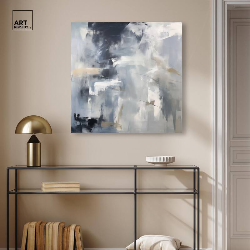 Contemplative Blues II Canvas by Art Remedy, Gallery Wrapped