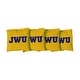 preview thumbnail 1 of 1, Johnson & Wales JWU Wildcats Yellow Cornhole Bags All-Weather Resin Filled