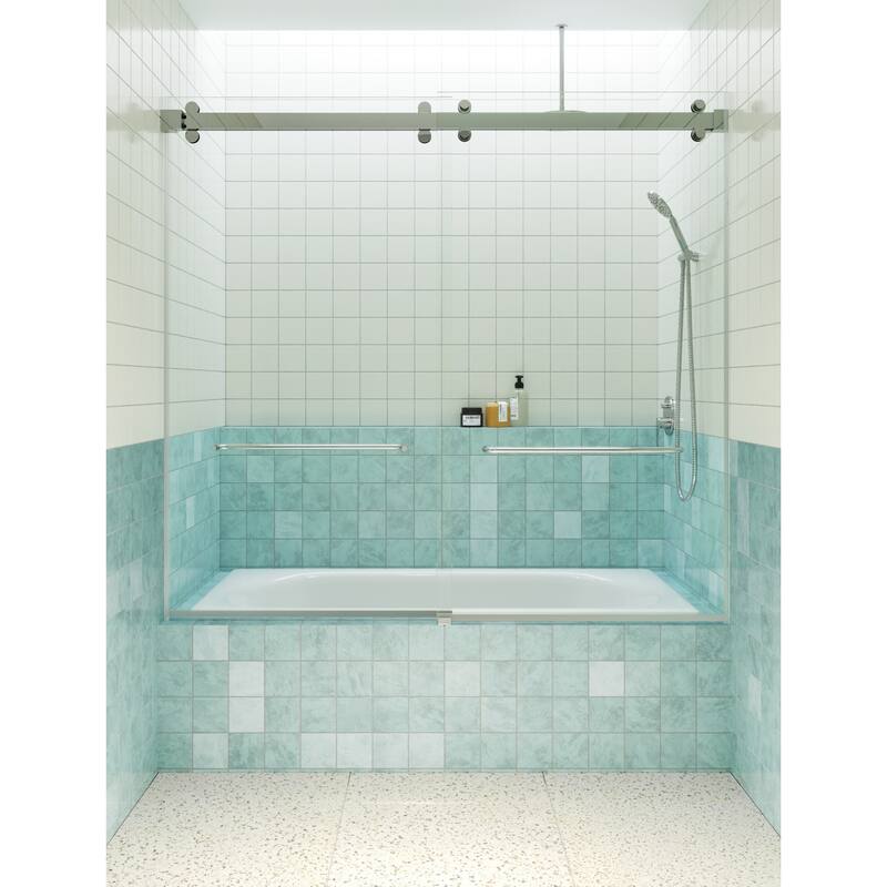 Glass Warehouse B-2DSL60-66 Polaris 66" High x 60" Wide Bypass