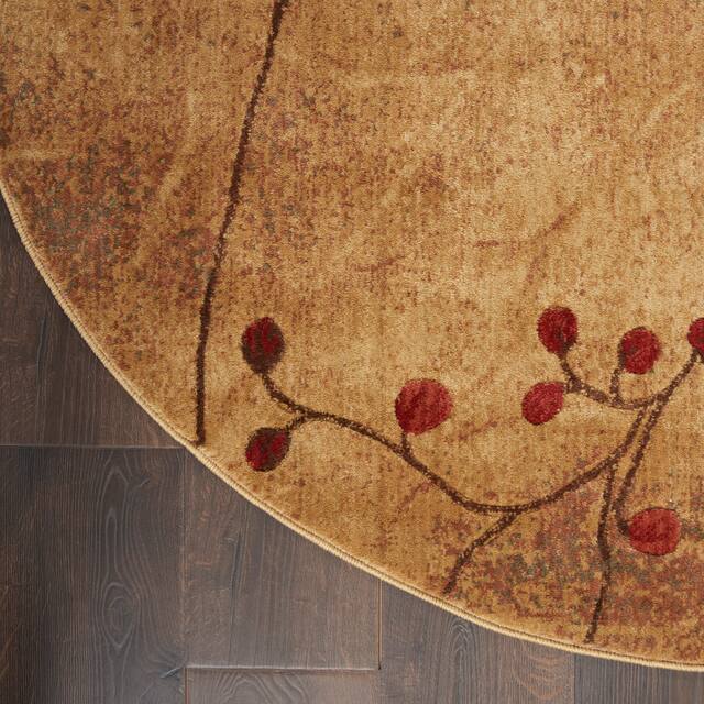 Copper Grove Oxford Floral Area Rug