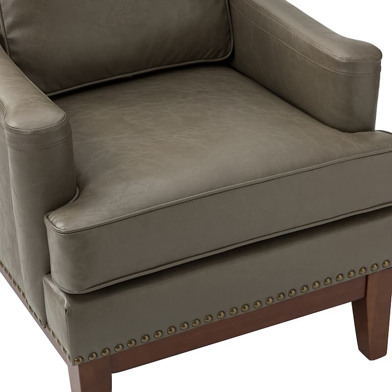 Etienne Comfy Living Room Armchair with Apron Design by HULALA HOME