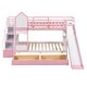 preview thumbnail 21 of 25, Twin-Over-Twin Castle Style Bunk Bed