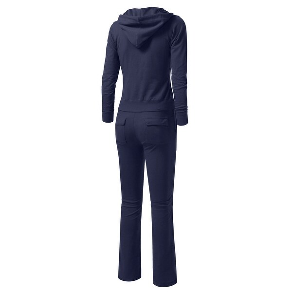 polo hoodie and sweatpants set womens