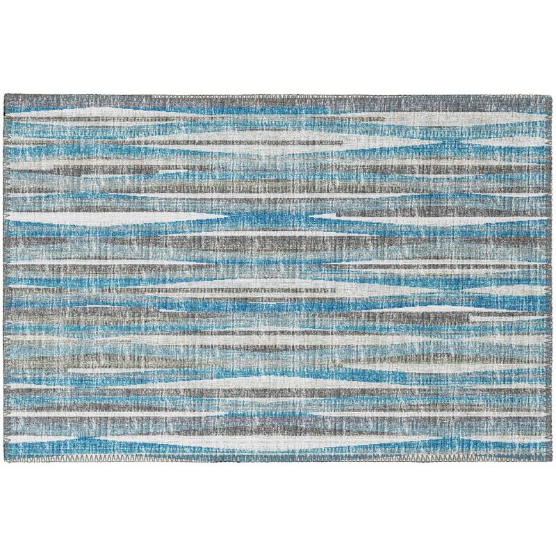 Indoor/Outdoor Waverly Modern Stripes Washable Rug