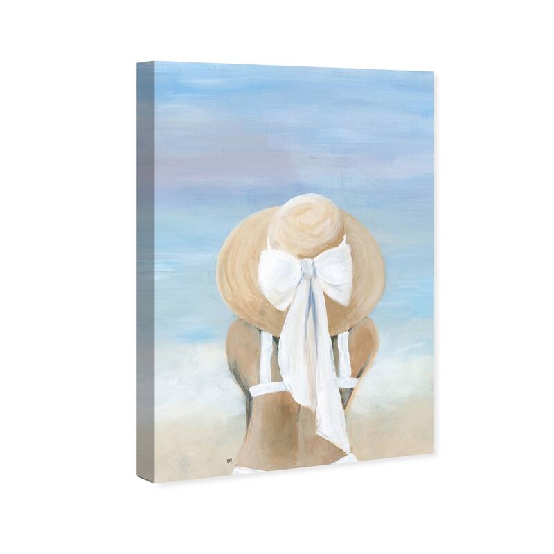 Wynwood Studio 'Ocean Breeze White' Fashion and Glam Wall Art Canvas Print Accessories - White, Blue