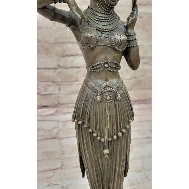 Middle Eastern Arabian Princess Bronze Sculpture Statue Figure Art Deco Chiparus