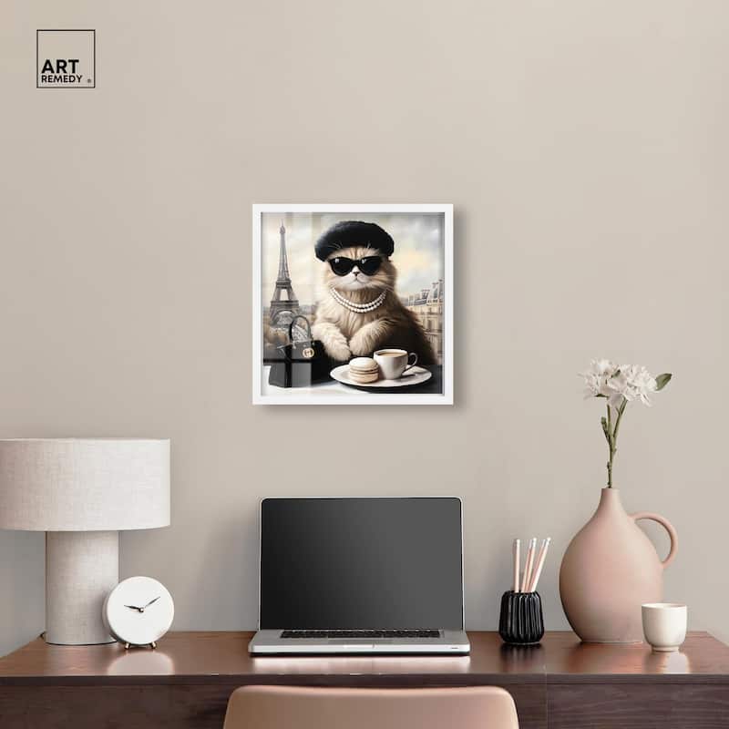 Cat in Paris Treats Shadowbox by Art Remedy