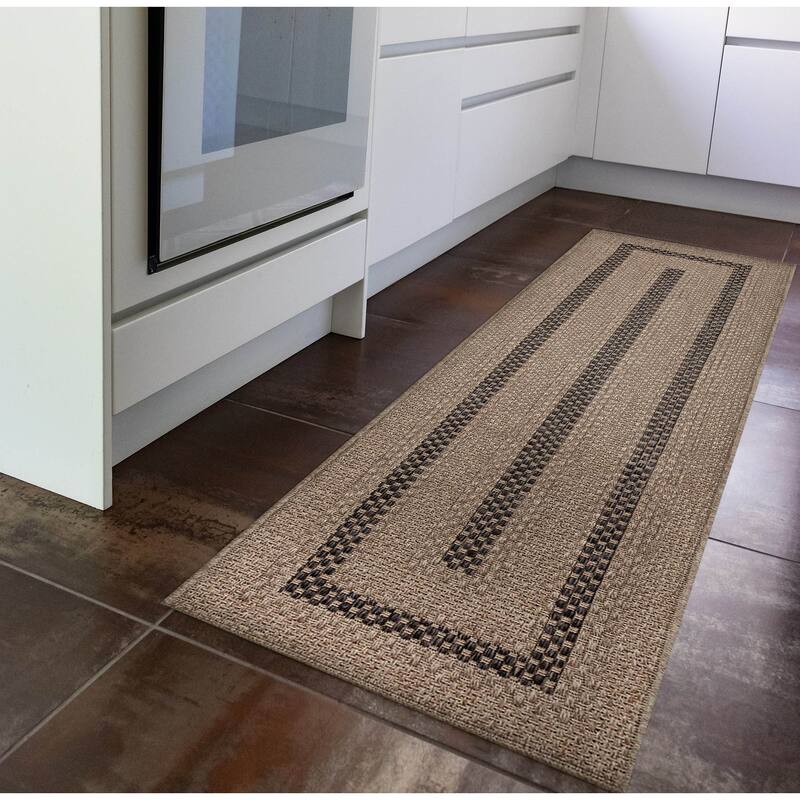 Liora Manne Monaco Multi Border Indoor/Outdoor Area Rug