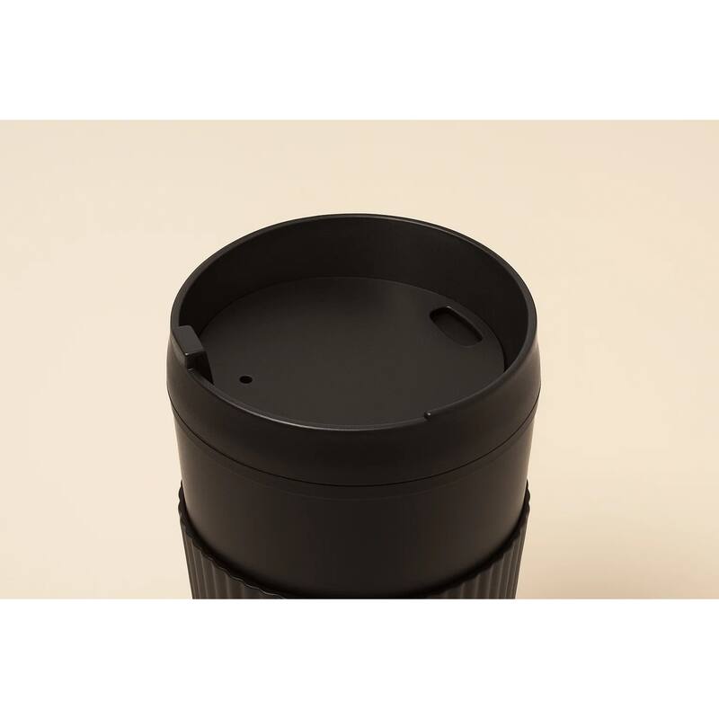 Mesa Hot Double Wall Travel Tumbler, Black, 20 oz, Set of 2