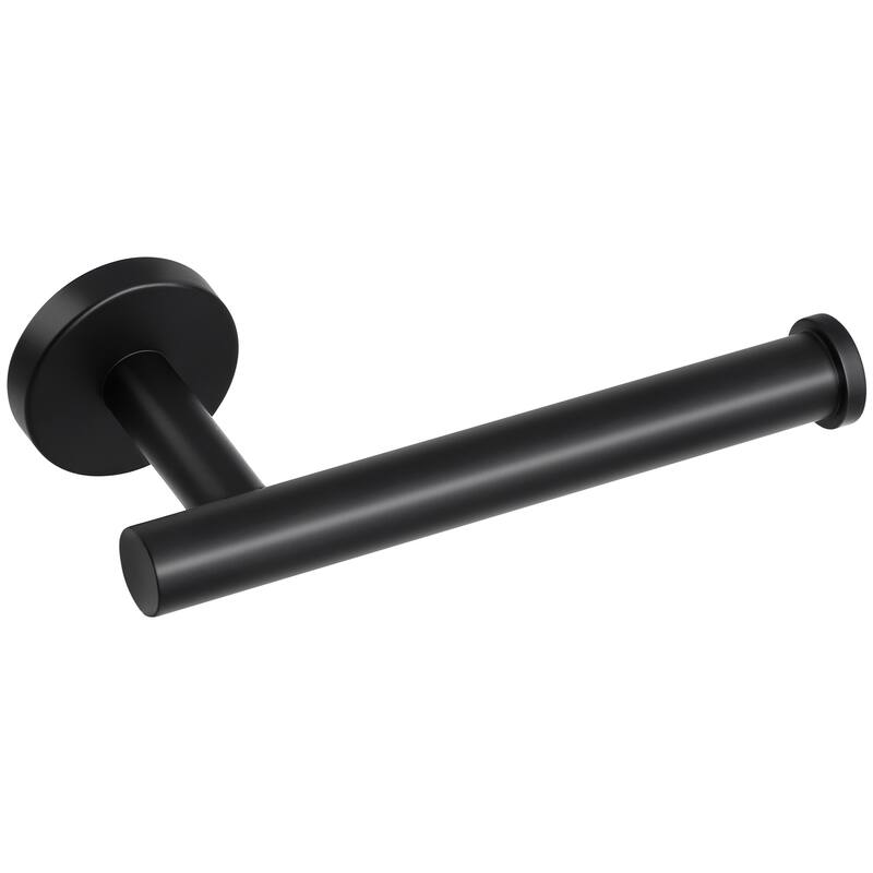 Toilet Paper Holder Towel Tissue Holder for Bathroom Stainless Steel - Matte Black - 6.5" x 3.2" x 2"(L*W*H)