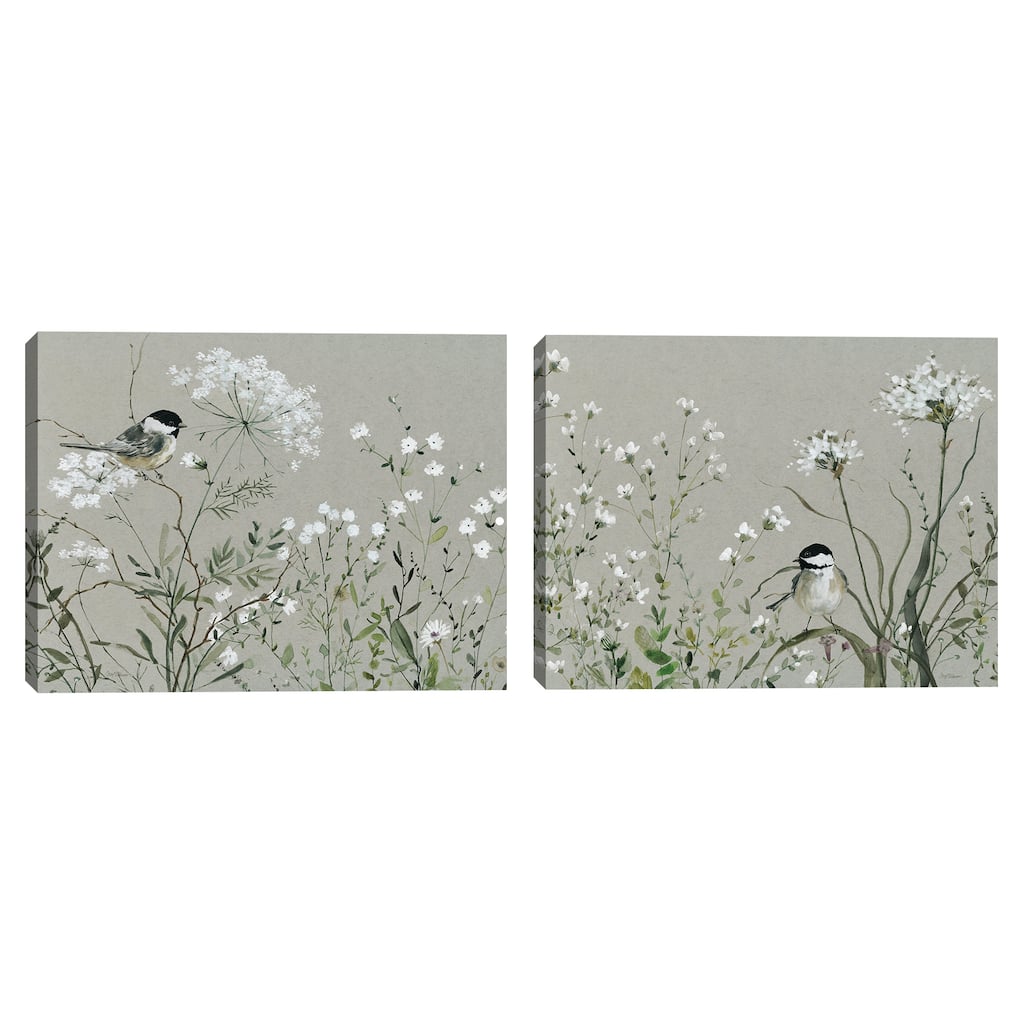 Bouquet of Grace Meadow I, Bouquet of Grace Meadow II by Carol Robinson Canvas Art Prints