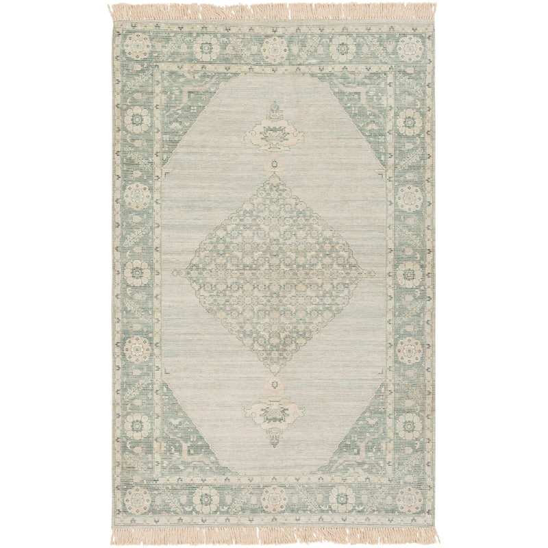 Livabliss Eliah Handmade Medallion Cotton Blend Area Rug