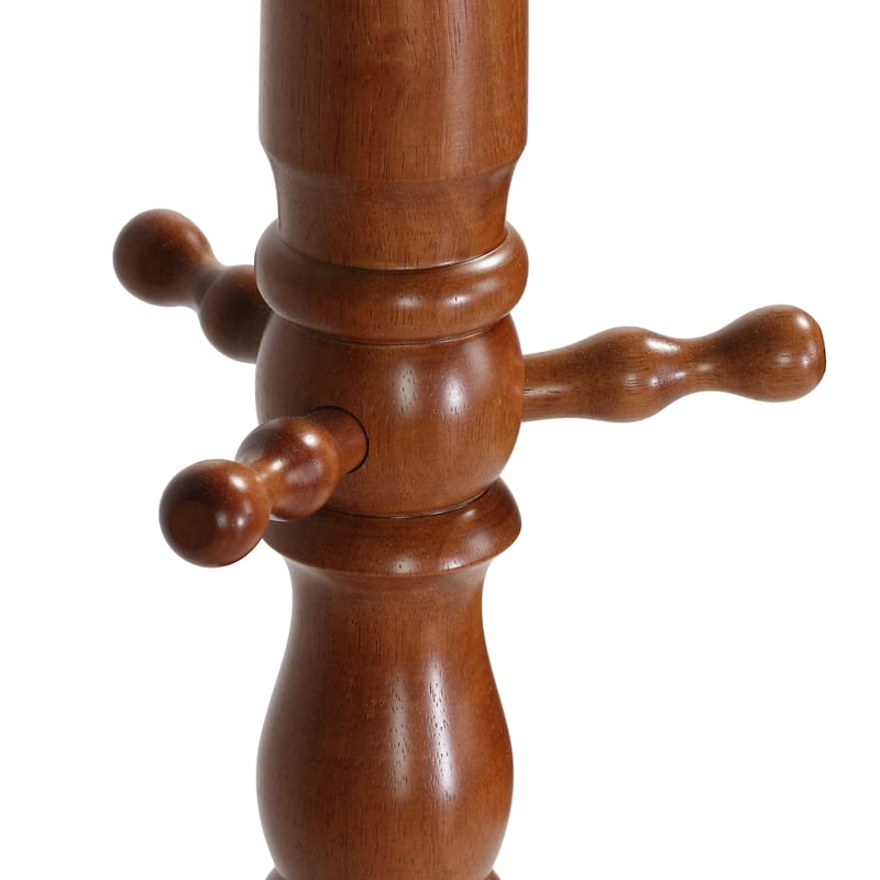 Rachel Wooden Swivel Coat Rack