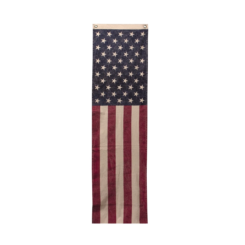 Stonewashed American Flag 20" x 90"