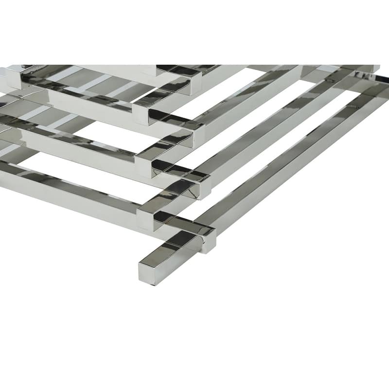 Modrest Crawford Modern Rectangular Glass Dining Table