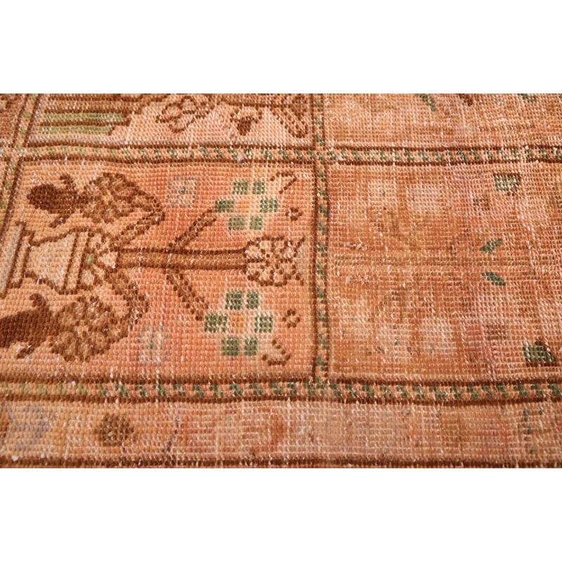 ECARPETGALLERY Hand-knotted Antalya Vintage Brown, Copper Wool Rug - 5'1 x 9'5