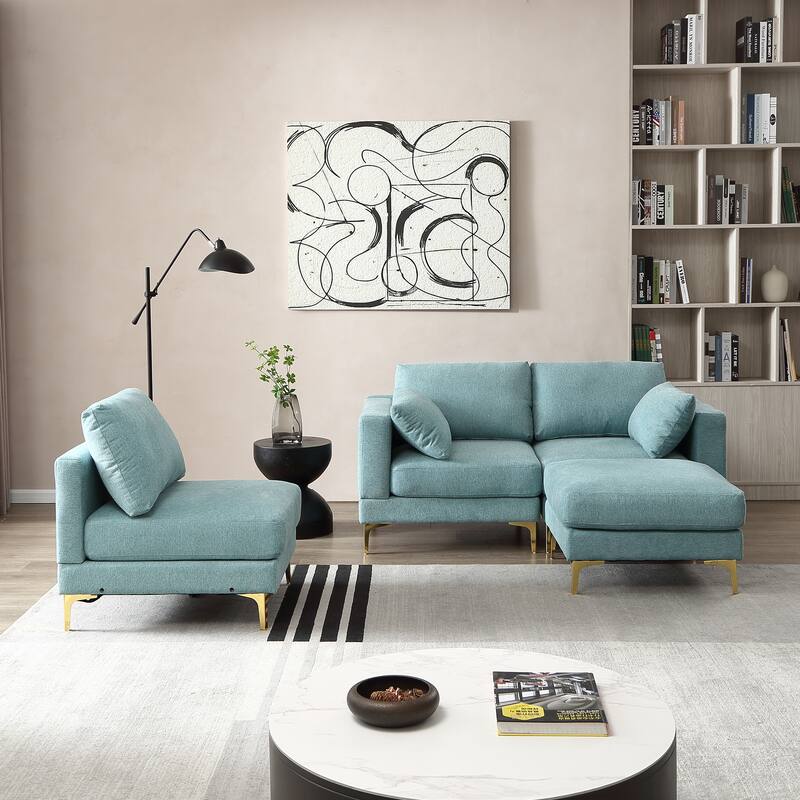 Living Room Furniture Modern Leisure L Shape Couch