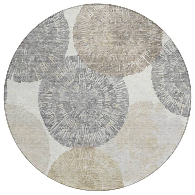 Machine Washable Indoor/ Outdoor Contemporary Devaughn Chantille Rug