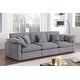 preview thumbnail 20 of 40, 6 - Piece Chenille Sectional