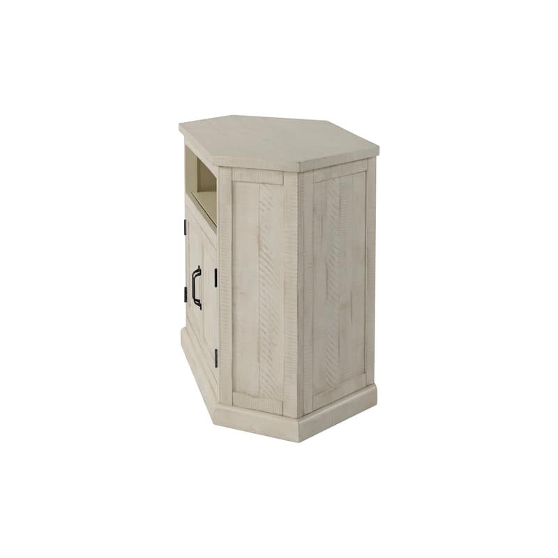 The Gray Barn Danebury Rustic 50-inch Solid Wood Corner TV Stand