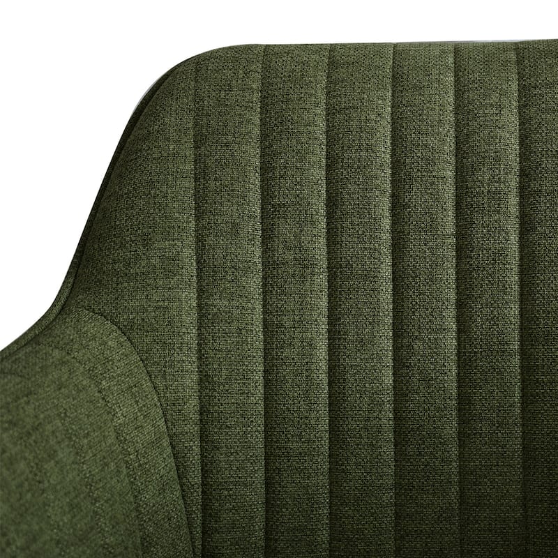 Upholstered Dining Chair with Arms (Set of 2)