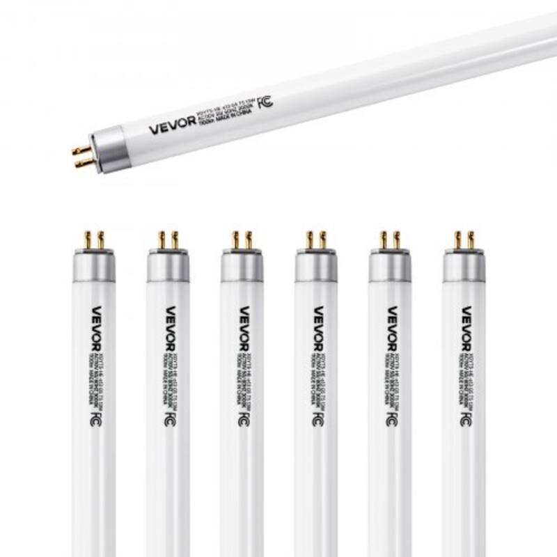 White 21 inches T5 Fluorescent Bulbs 6-Pack Warm White 1100 Lumens - 20.91 L x 0.63 W x 0.63 H