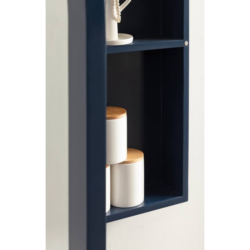 Kate and Laurel Arcott Arch Mirror Vanity Cabinet - 20x6x30