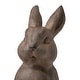 preview thumbnail 26 of 55, Glitzhome MgO Standing Rabbit Bunny Garden Yard Statue Indoor Figurines