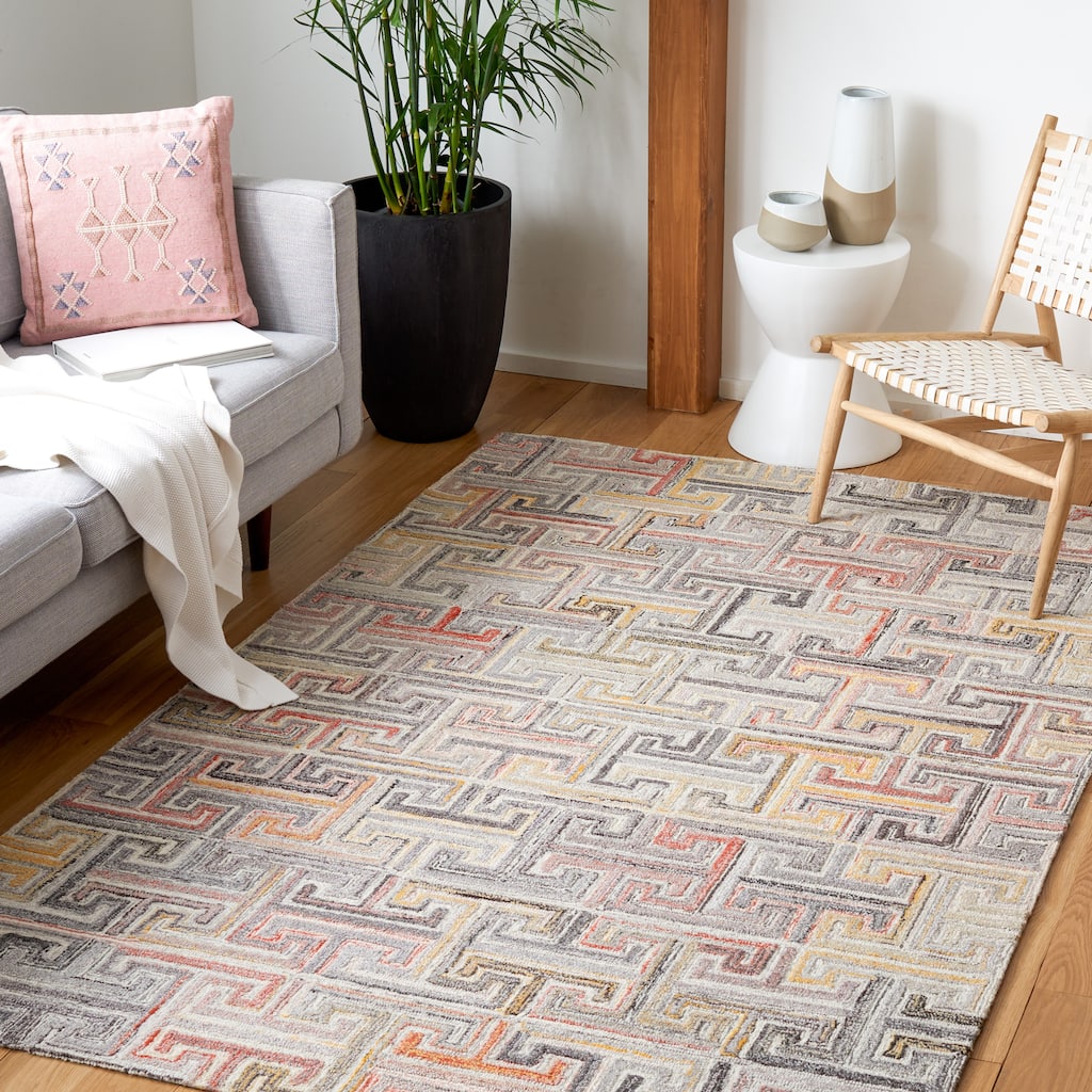 SAFAVIEH Handmade Metro Rosalien Geometric Rug
