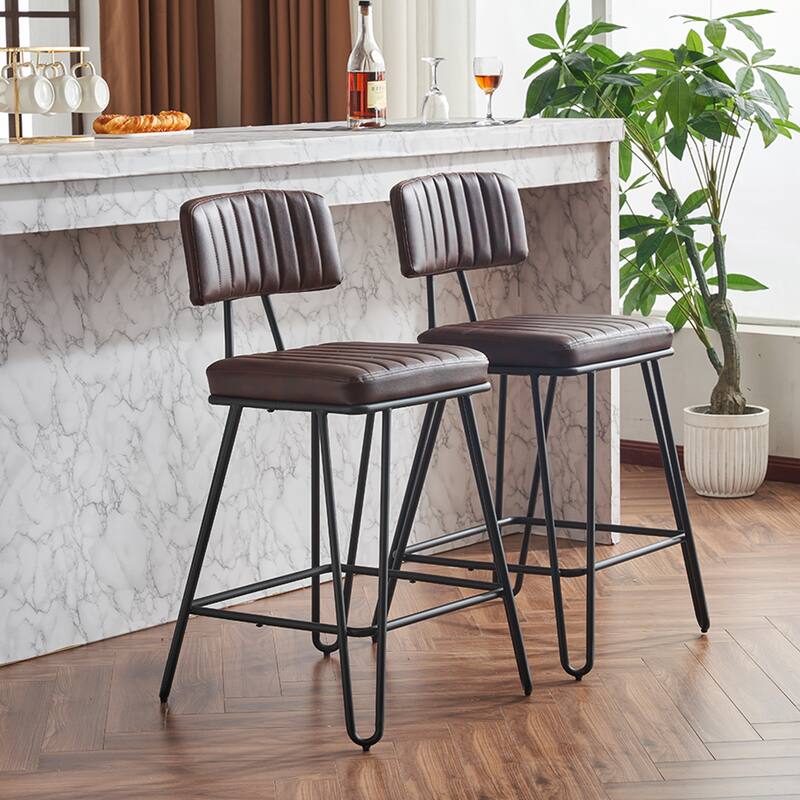 Industrial Bar Stools Set Of 2