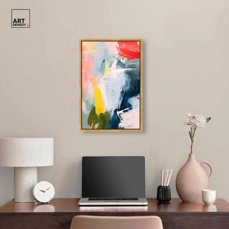 Confetti Storm Canvas by Art Remedy