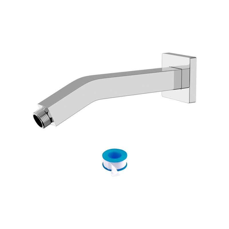 Topcraft 6" Wall Mount Shower Arm with Flange - Chrome