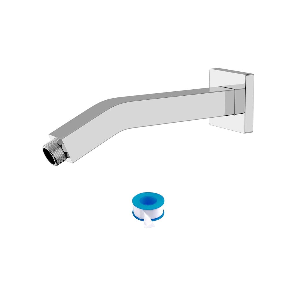 Topcraft 6" Wall Mount Shower Arm with Flange