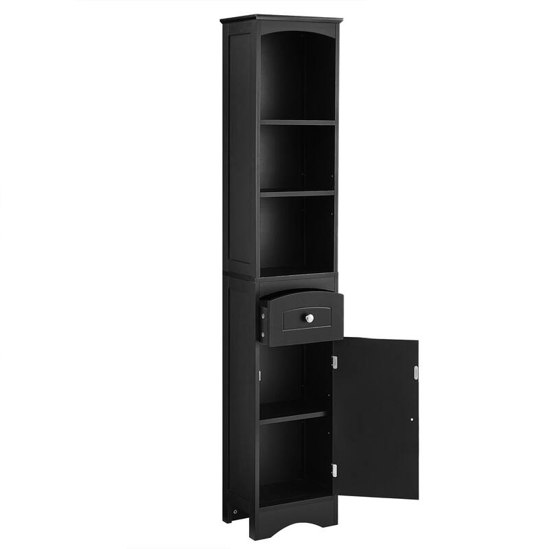 Freestanding Storage Cabinet with Drawer