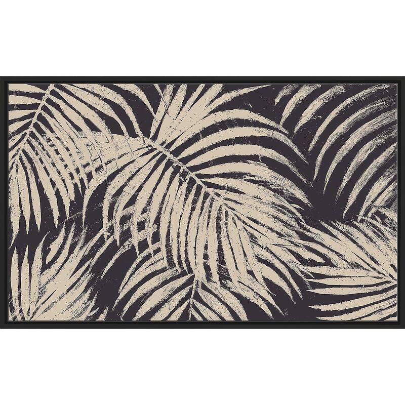 "Windy Beige Palmas" Print on Floating Canvas