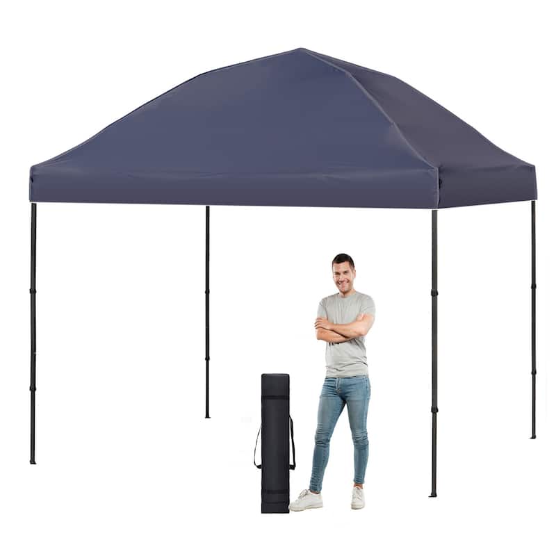 10' x 10' Pop Up Canopy Tent,Outdoor Canopy Tent for Event, Parties, Camping Portable Easy with Carry Bags