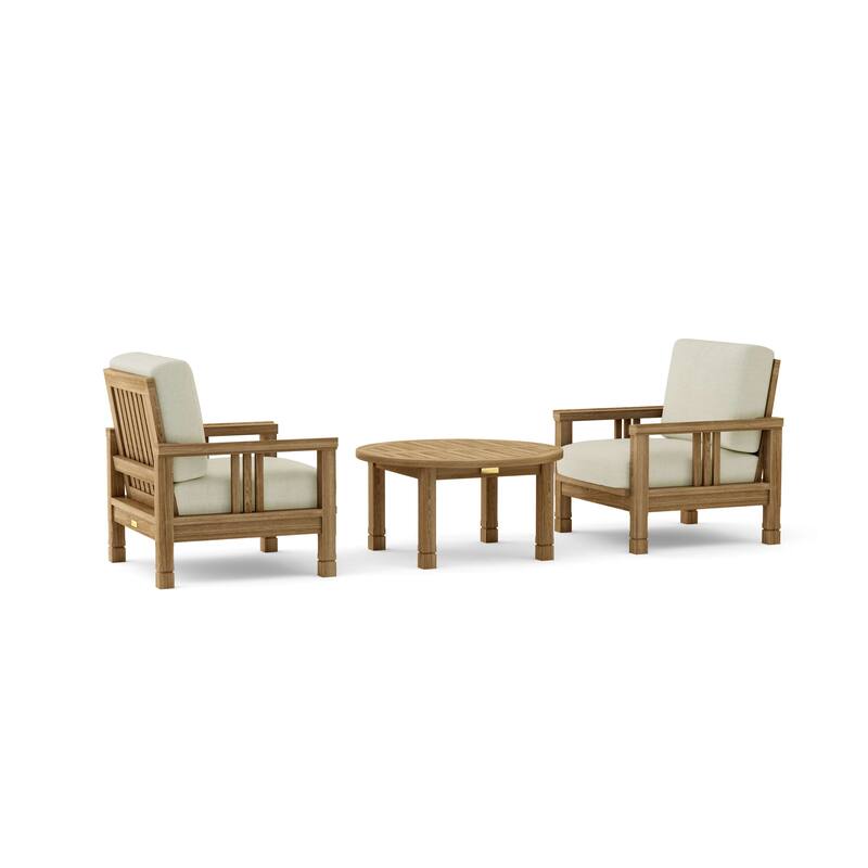 SouthBay Deep Seating 3-Pieces Conversation Set A
