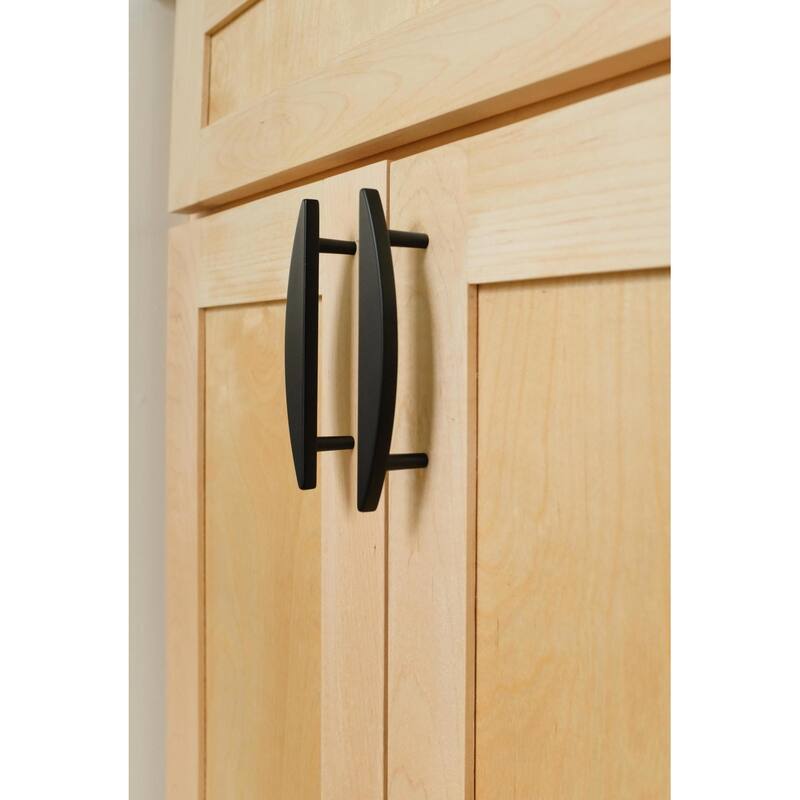 Hapny Home HM550 Half Moon 4" Center to Center Modern Designer Solid