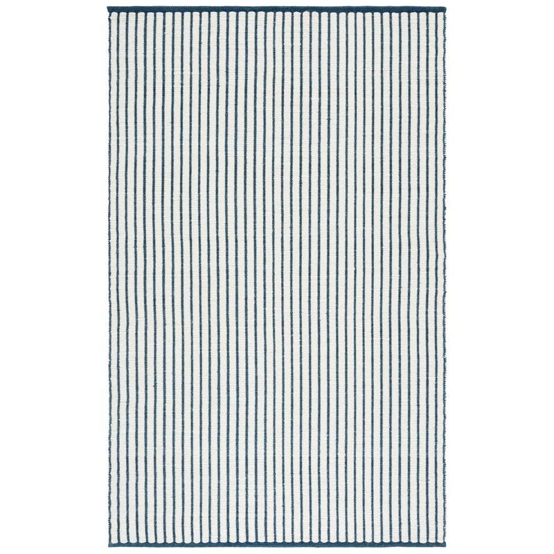 SAFAVIEH Handmade Vermont Ingried Wool Rug - Navy/Blue - 5' x 8'