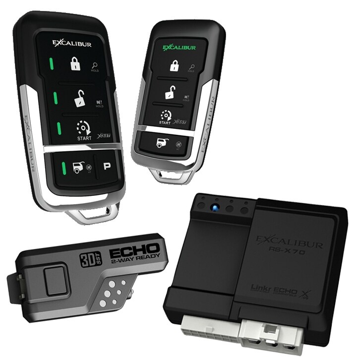 Shop Excalibur Alarms Rs 475 3d Excalibur 900mhz Led 2 Way Keyless Entry Remote Start Linkr Ready Overstock 29375182