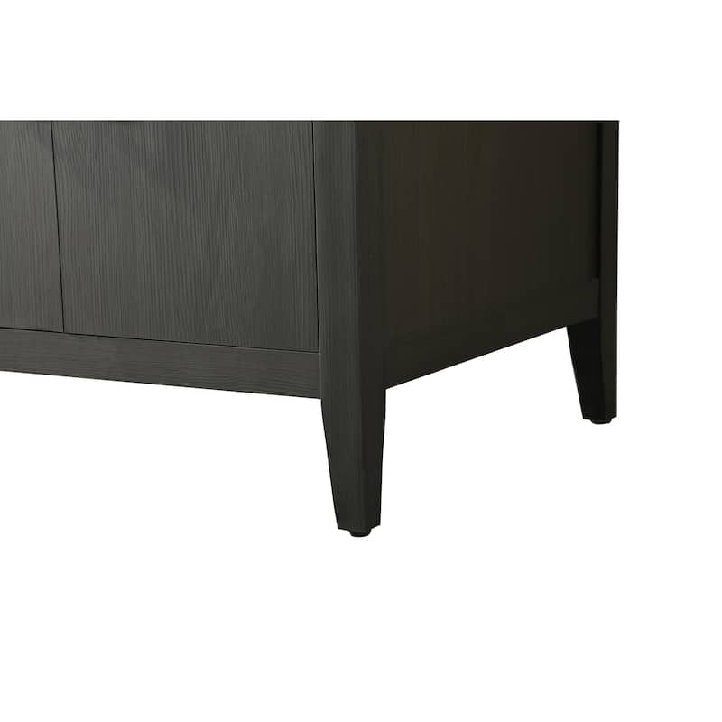 Elegant Lighting VF29360D Millie 60" Free Standing Double Basin Vanity