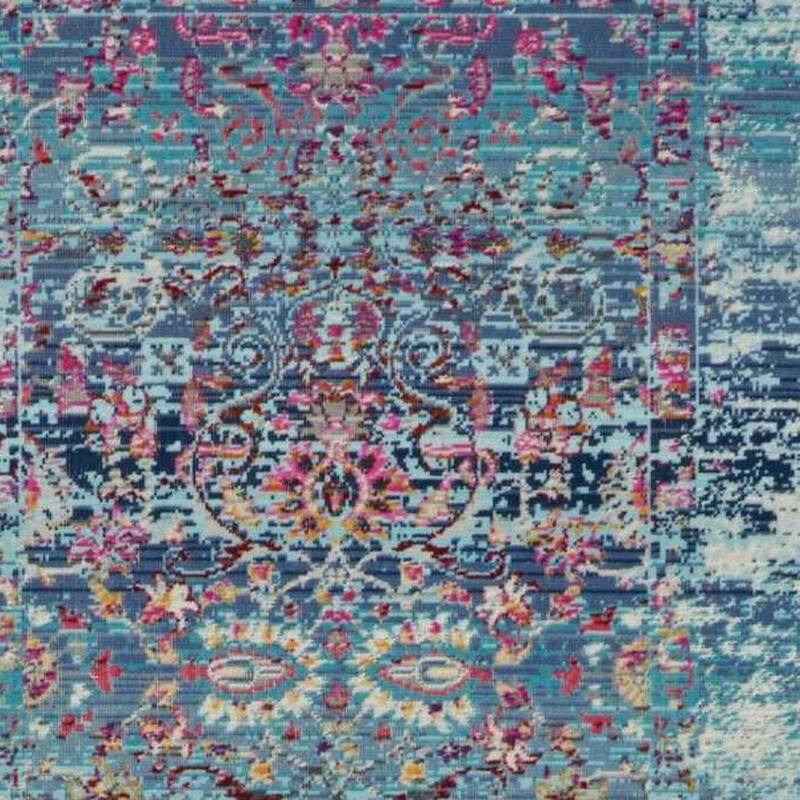 HomeRootsFloral Transitional Runner Area Rug - 96' X '28' X '0.5