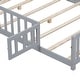 preview thumbnail 8 of 15, Full Size Floor Bed Frame with Support Slats for Toddlers