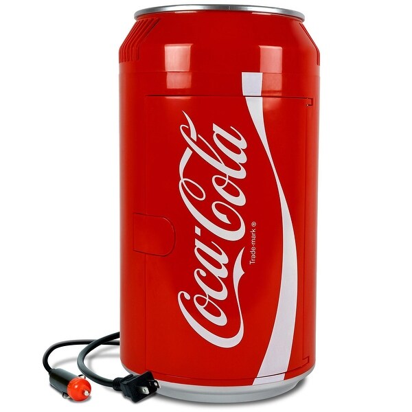 Coca-Cola 12 Can Portable Mini Fridge 12V DC 110V AC 10L Cooler