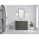 preview thumbnail 105 of 161, Willow Collection 48 in W x 22 in D x 36 in H Boston Single Bowl Sink Bathroom Vanity with Countertop