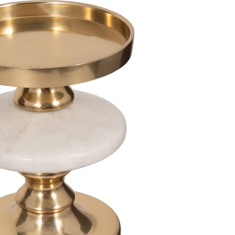 Modern Decorative Candle Holders with Silhouettes- Set of 3 - 9" - 12"